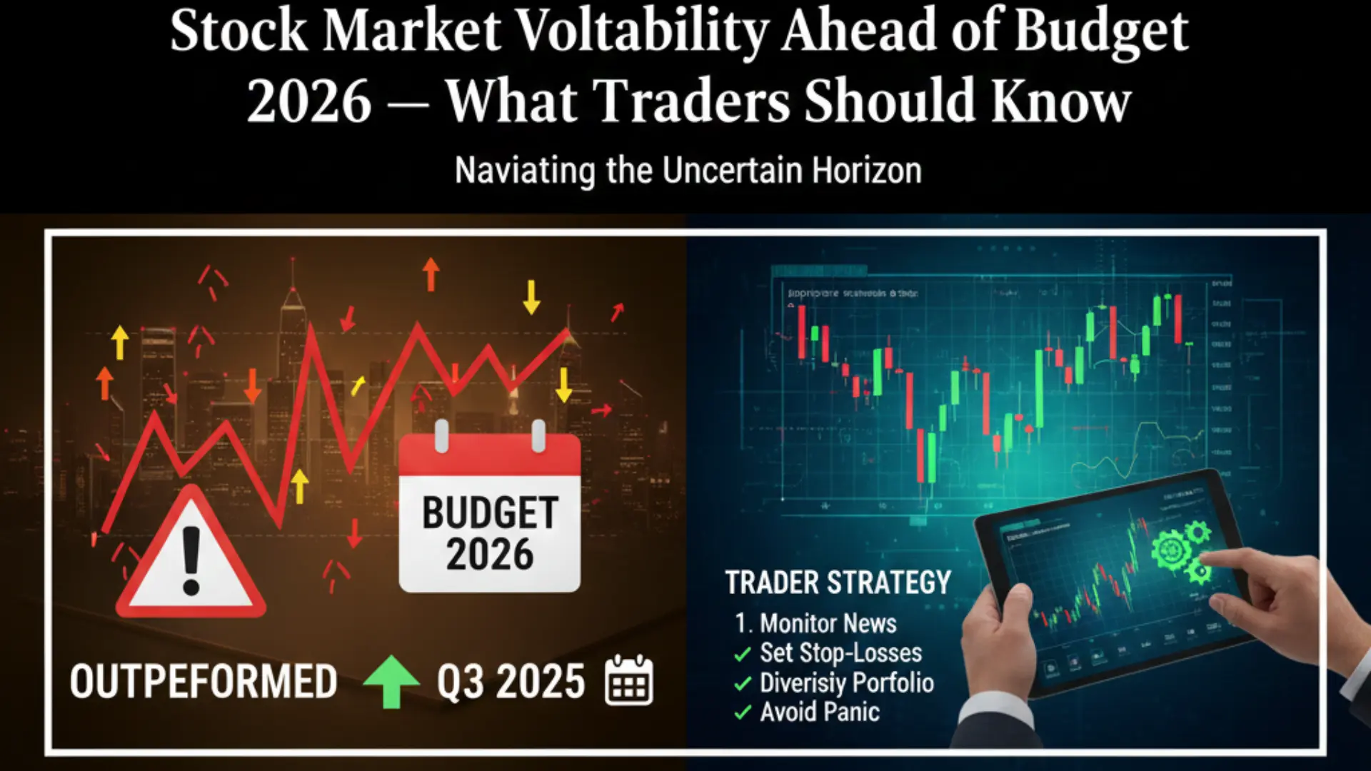 Stock Market Volatility Ahead of Budget 2026 — What Traders Should Know